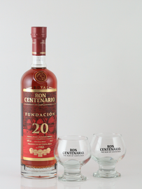Ron Centenario 20 Years Fundacion Glass Pack