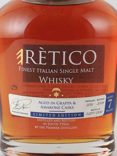 Eretico Whisky Amarone Cask 7 Years