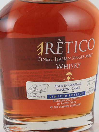 Eretico Whisky Amarone Cask 7 Years
