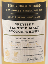 Load image into Gallery viewer, BB&amp;R Classic Speyside 44.2% old label (2) [Parallel Import]