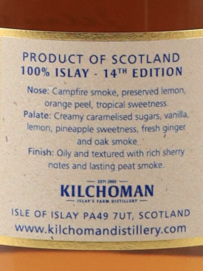 Kilchoman 100% Islay 14th Edition