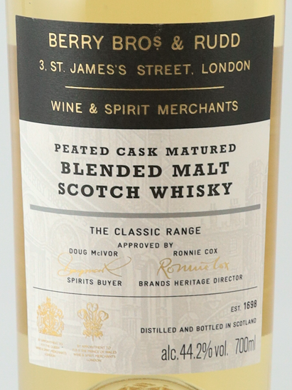 BB&R Classic Peated 44.2% Old Label (2) [Parallel Import]