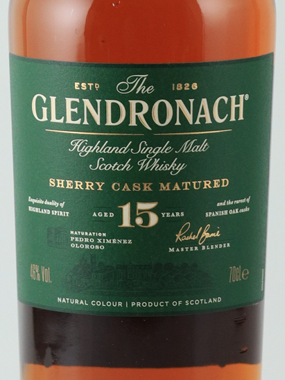 Glendronach 15 Years New Label