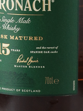 Load image into Gallery viewer, Glendronach 15 Years New Label