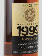 Load image into Gallery viewer, Kingsbury Gold Miltonduff 24 Years 1999