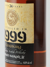Load image into Gallery viewer, Kingsbury Gold Miltonduff 24 Years 1999