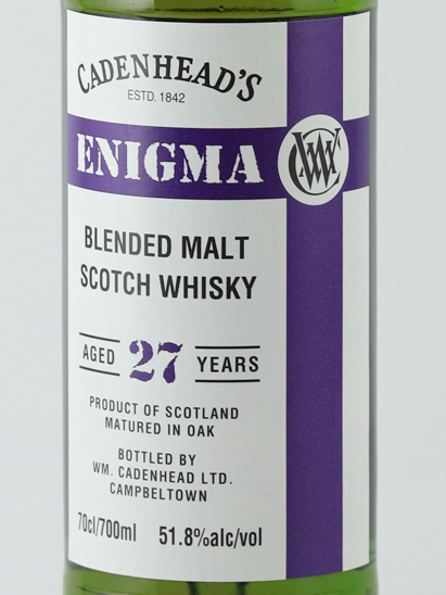 CADENHEAD'S Enigma Blended Malt 27 years 51.8%