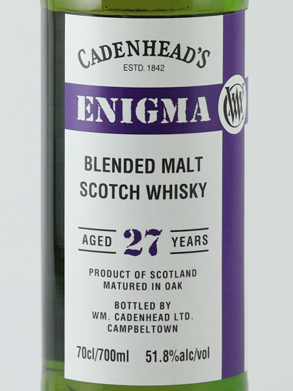 CADENHEAD'S Enigma Blended Malt 27 years 51.8%