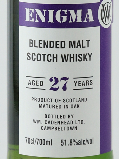 CADENHEAD'S Enigma Blended Malt 27 years 51.8%