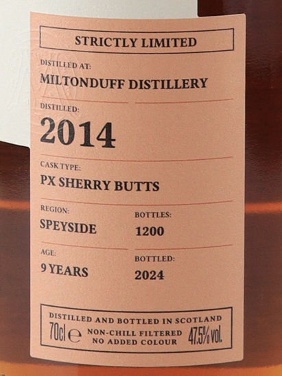 Carn Mor Strictly Limited Miltonduff 9 Years 2014