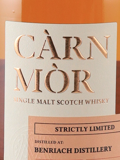 Carn Mor Strictly Limited Benriach 8 Years 2016