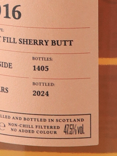 Carn Mor Strictly Limited Benriach 8 Years 2016