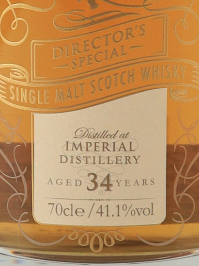 The Single Malts of Scotland Director's Special Imperial 34 Years