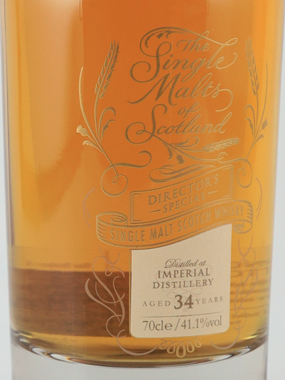 The Single Malts of Scotland Director's Special Imperial 34 Years