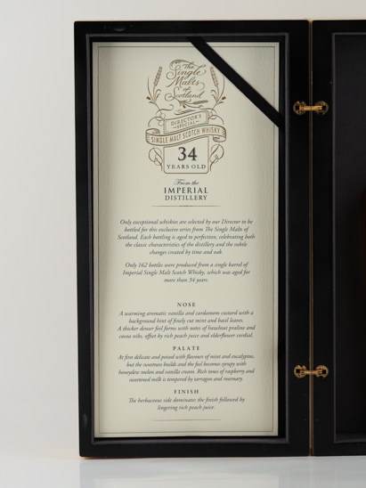 The Single Malts of Scotland Director's Special Imperial 34 Years