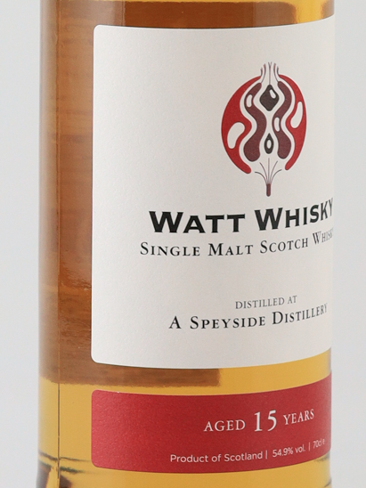 Watt Whisky Speyside Malt 15 Years 2009
