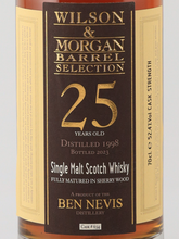 Load image into Gallery viewer, Wilson &amp; Morgan Ben Nevis 25 Years 1998