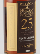 Load image into Gallery viewer, Wilson &amp; Morgan Ben Nevis 25 Years 1998