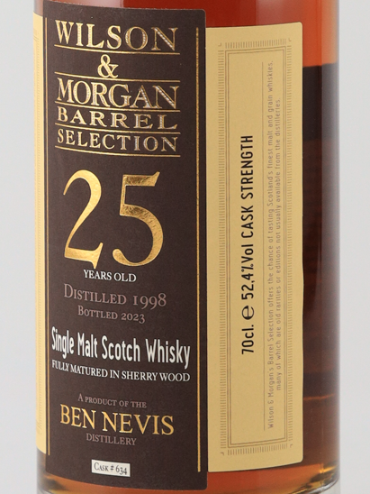 Wilson & Morgan Ben Nevis 25 Years 1998