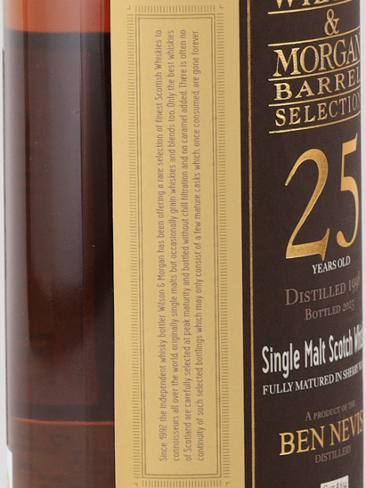 Wilson & Morgan Ben Nevis 25 Years 1998