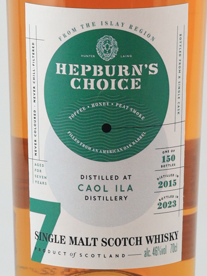 Hepburn's Choice Caol Ila 7 Years 2015
