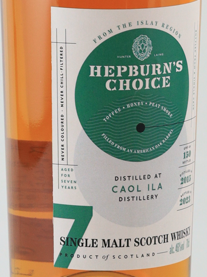 Hepburn's Choice Caol Ila 7 Years 2015