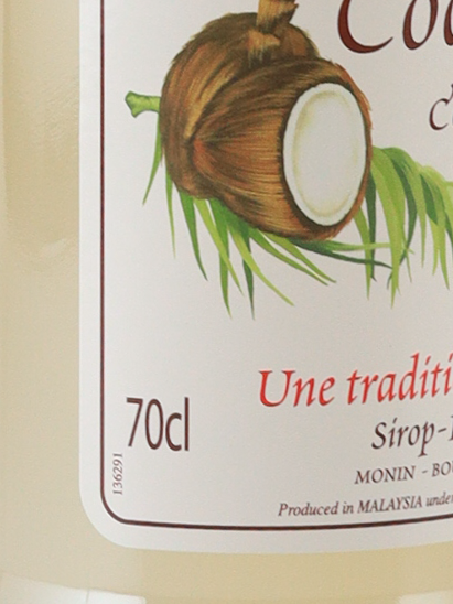 Monin Coconut Syrup 700ml