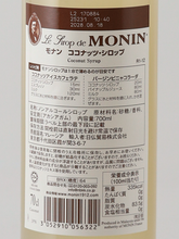 Load image into Gallery viewer, Monin Coconut Syrup 700ml