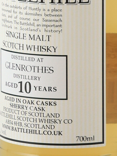 Battlehill Glenrothes 10 Years 2013
