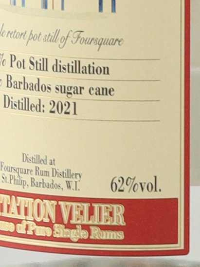 Velier Foursquare LFT White 62%