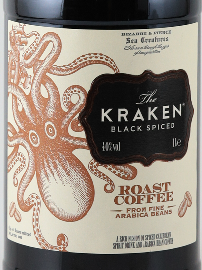 The Kraken Roast Coffee Black Spiced 1L