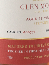 Load image into Gallery viewer, Dram mor Glen Moray 13 Years 2010
