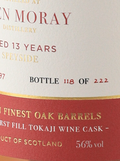 Dram mor Glen Moray 13 Years 2010