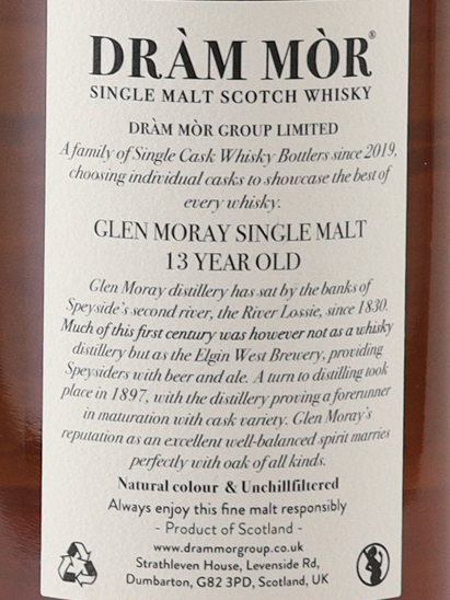 Dram mor Glen Moray 13 Years 2010