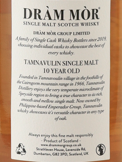 Dram mor Tamnavulin 10 Years 2013