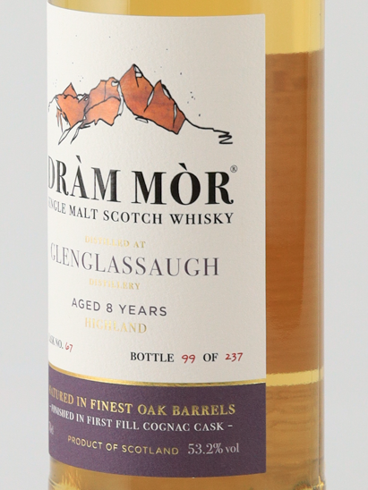 Dram mor Glenglassaugh 8 Years 2015
