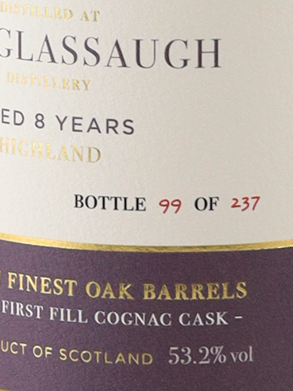 Dram mor Glenglassaugh 8 Years 2015
