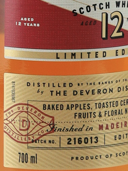 The Deveron 12 Years Madeira Cask