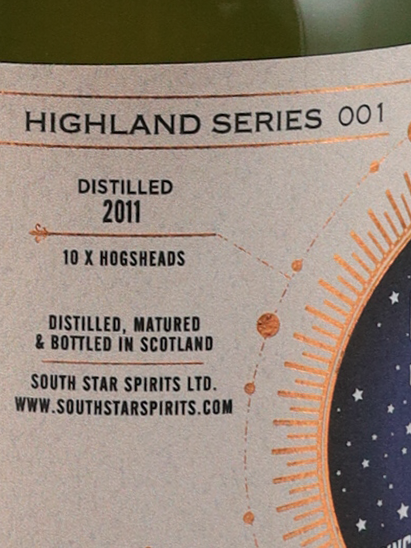 Southstar Highland 10 Year Old 2011