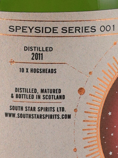 Southstar Speyside 10 Year Old 2011