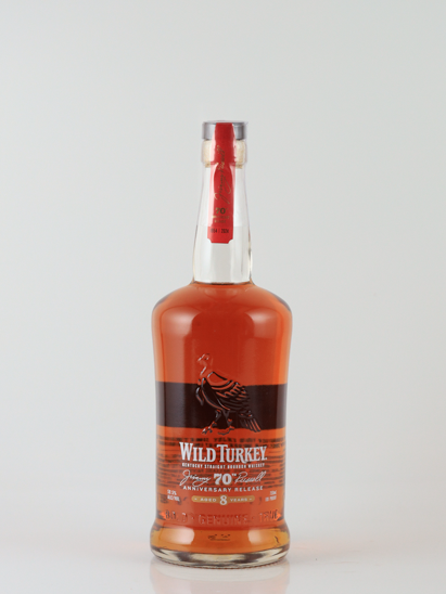 Wild Turkey 8 Year Old Jimmy Russell 70th Anniversary Bottle