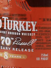 Load image into Gallery viewer, Wild Turkey 8 Year Old Jimmy Russell 70th Anniversary Bottle