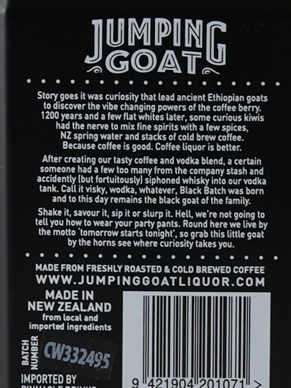 Jean Boyee Goat Coffee Liqueur