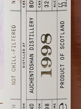 Load image into Gallery viewer, Cane &amp; Grain Auchentoshan 25 Year Old 1998