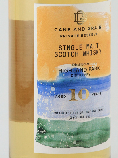 Cane & Grain Highland Park 10 Year Old 2013