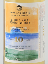 Load image into Gallery viewer, Cane &amp; Grain Highland Park 10 Year Old 2013