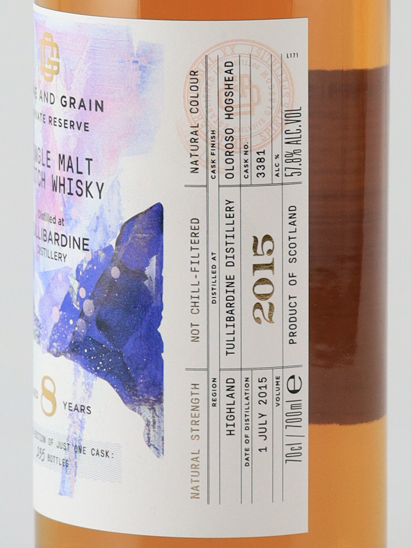 Cane & Grain Tullibardine 8 Year Old 2015
