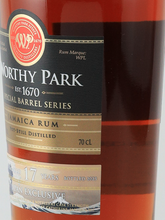 Load image into Gallery viewer, Worthy Park Single Barrel 17 Year Old 2006 Japan Exclusive