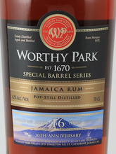 Load image into Gallery viewer, Worthy Park Single Barrel 16 Year Old 2007 for Bar Lamp &amp; One Many 20th Anniversary