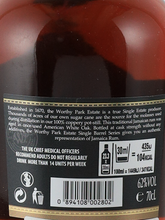 Load image into Gallery viewer, Worthy Park Single Barrel 16 Year Old 2007 for Bar Lamp &amp; One Many 20th Anniversary
